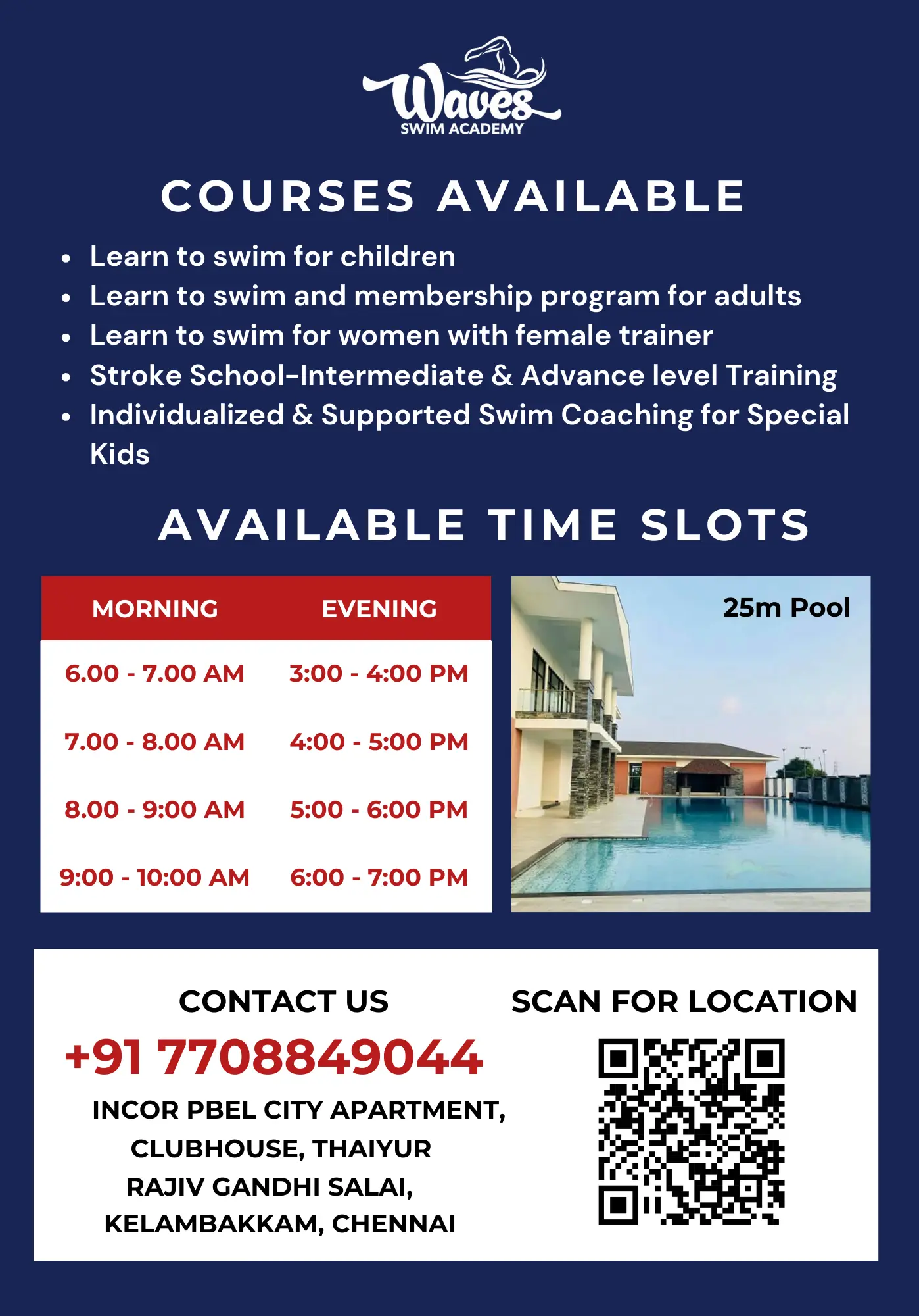 Waves Academy Poster